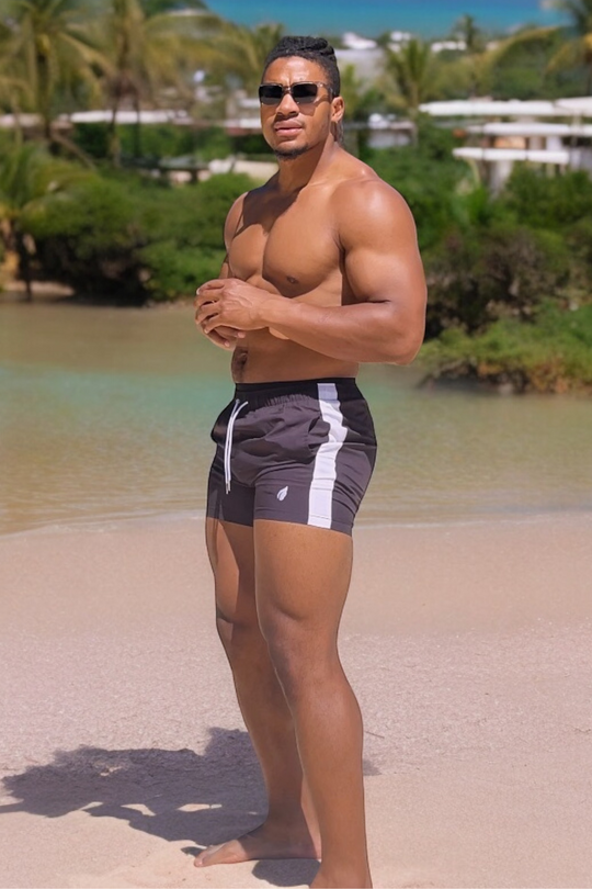 POSEIDON SWIM SHORT - BLACK