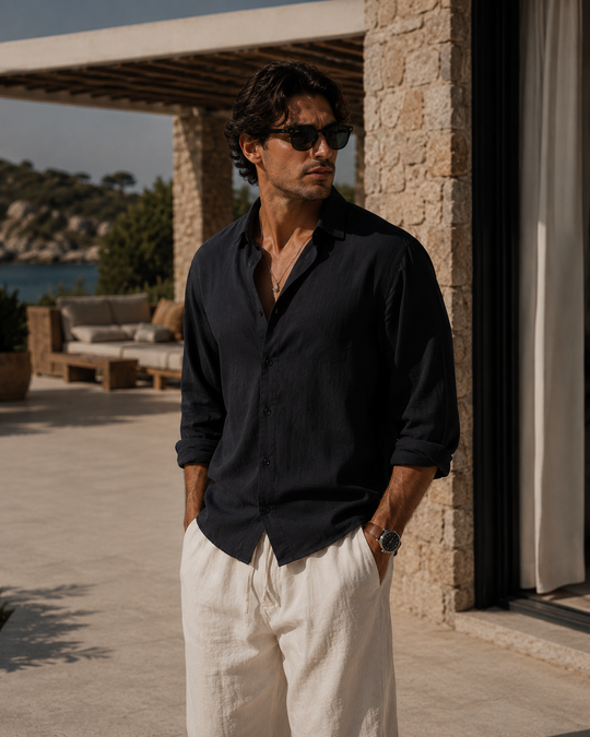 THE MORENO LINEN SHIRT