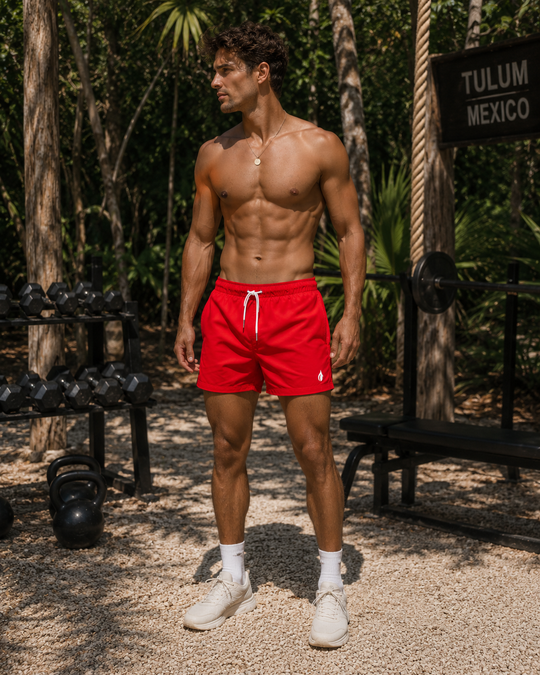 TRITON SWIM SHORT - VENETIAN RED