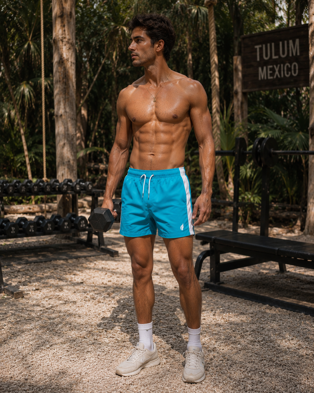 POSEIDON SWIM SHORT - TURQUOISE