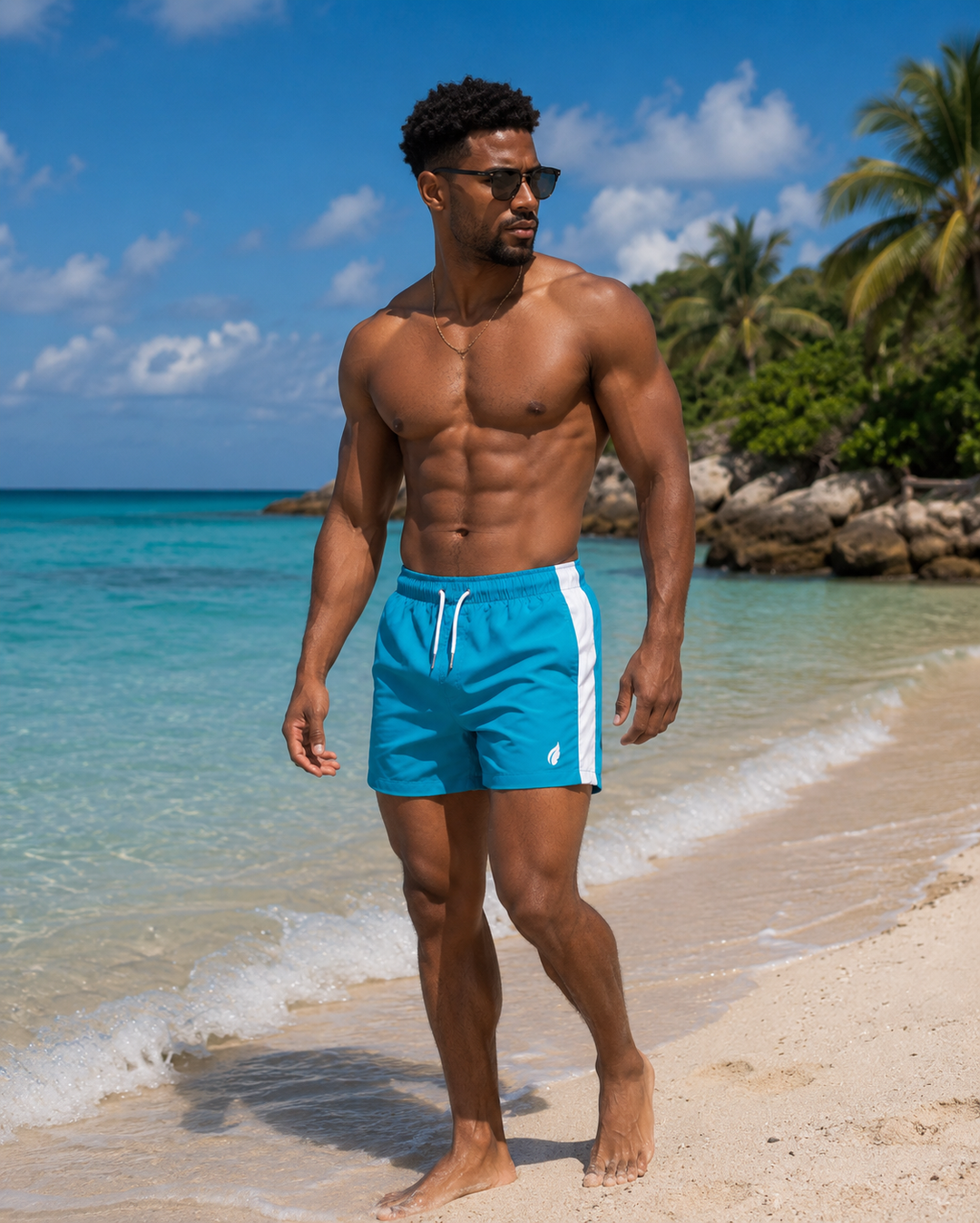 POSEIDON SWIM SHORT - TURQUOISE