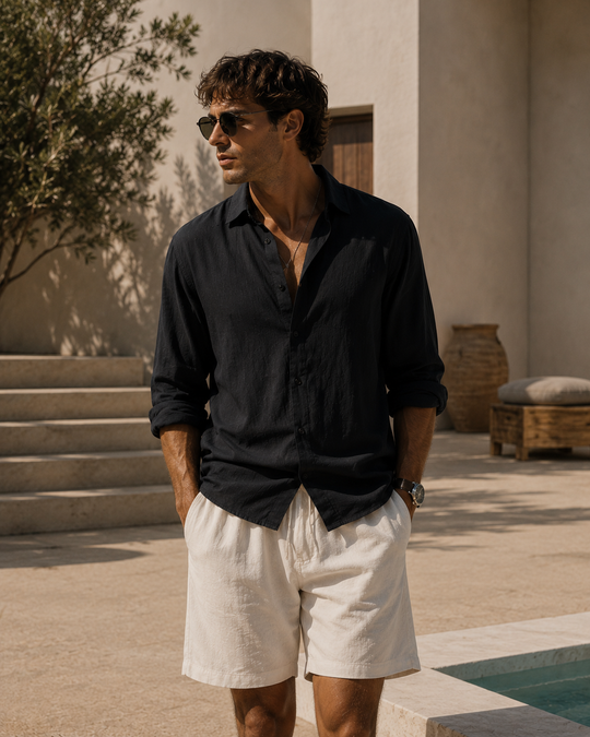 THE MORENO LINEN SHIRT