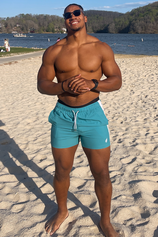 POSEIDON SWIM SHORT - TURQUOISE