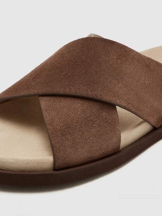 THE MAVUNA SANDALS - BROWN